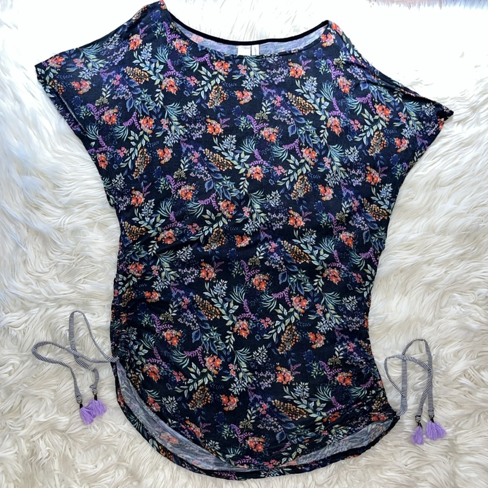 Lucky Brand Swim Cover-Up Tunic Dress ~ in Multicolor Floral Print